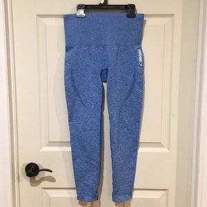 Gymshark leggings, blue. Size M